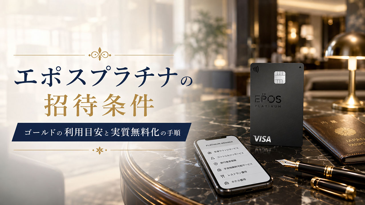 えっほ　　4月25日お支払い エポスプラチナのインビテーション条件｜ゴールドの利用額と年会費2万