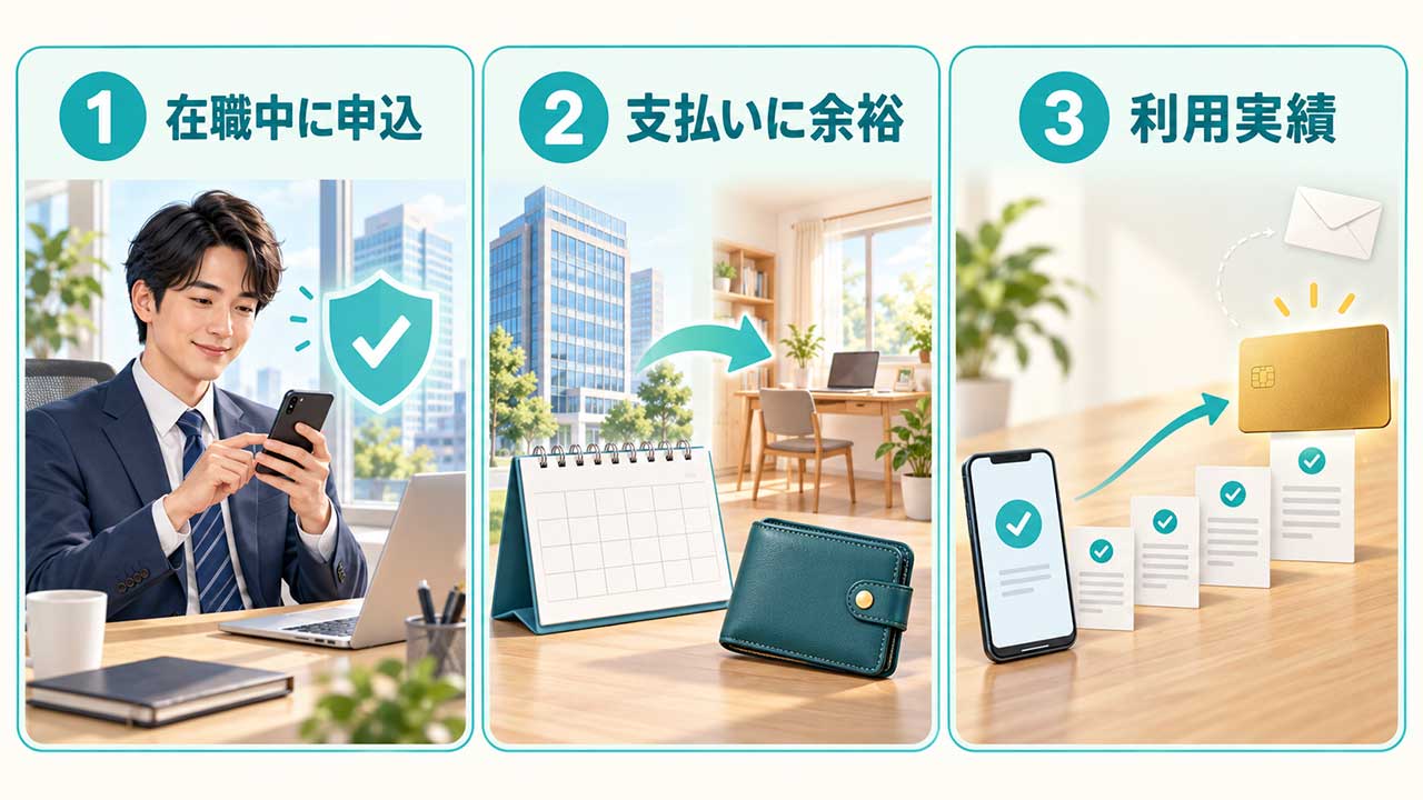 辞める前にカードを作る理由